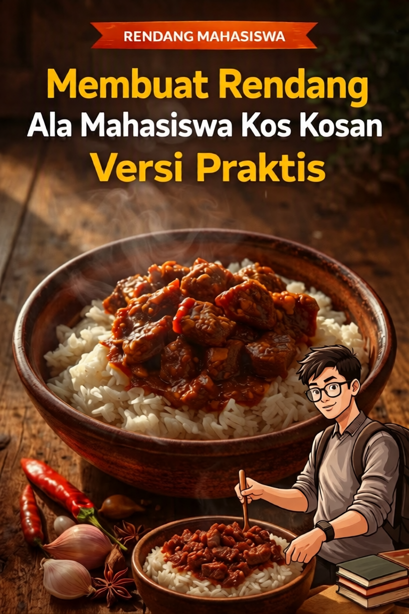 Membuat Rendang Ala Mahasiswa Kos